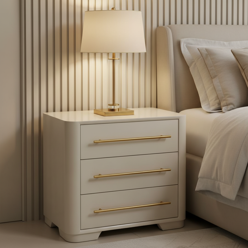 Night stand 3 Dawer Luxurious 47home