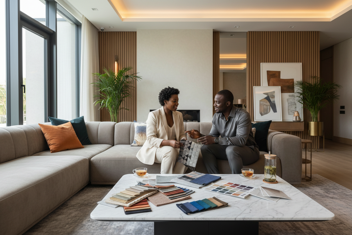 African Interior Designer Consultation